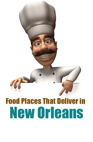 find food places that deliver in New Orleans, LA