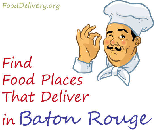 Baton Rouge, Louisiana, find food places that deliver