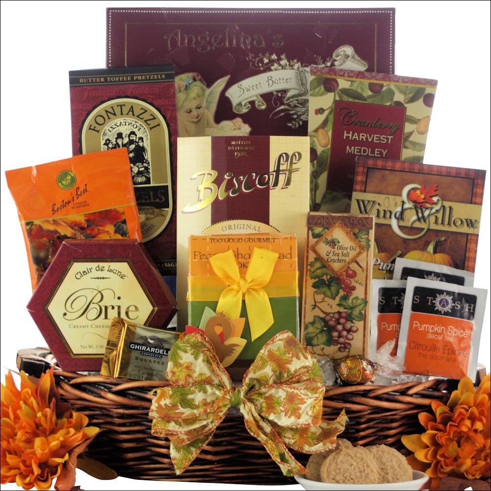 thanksgiving plentiful gift basket